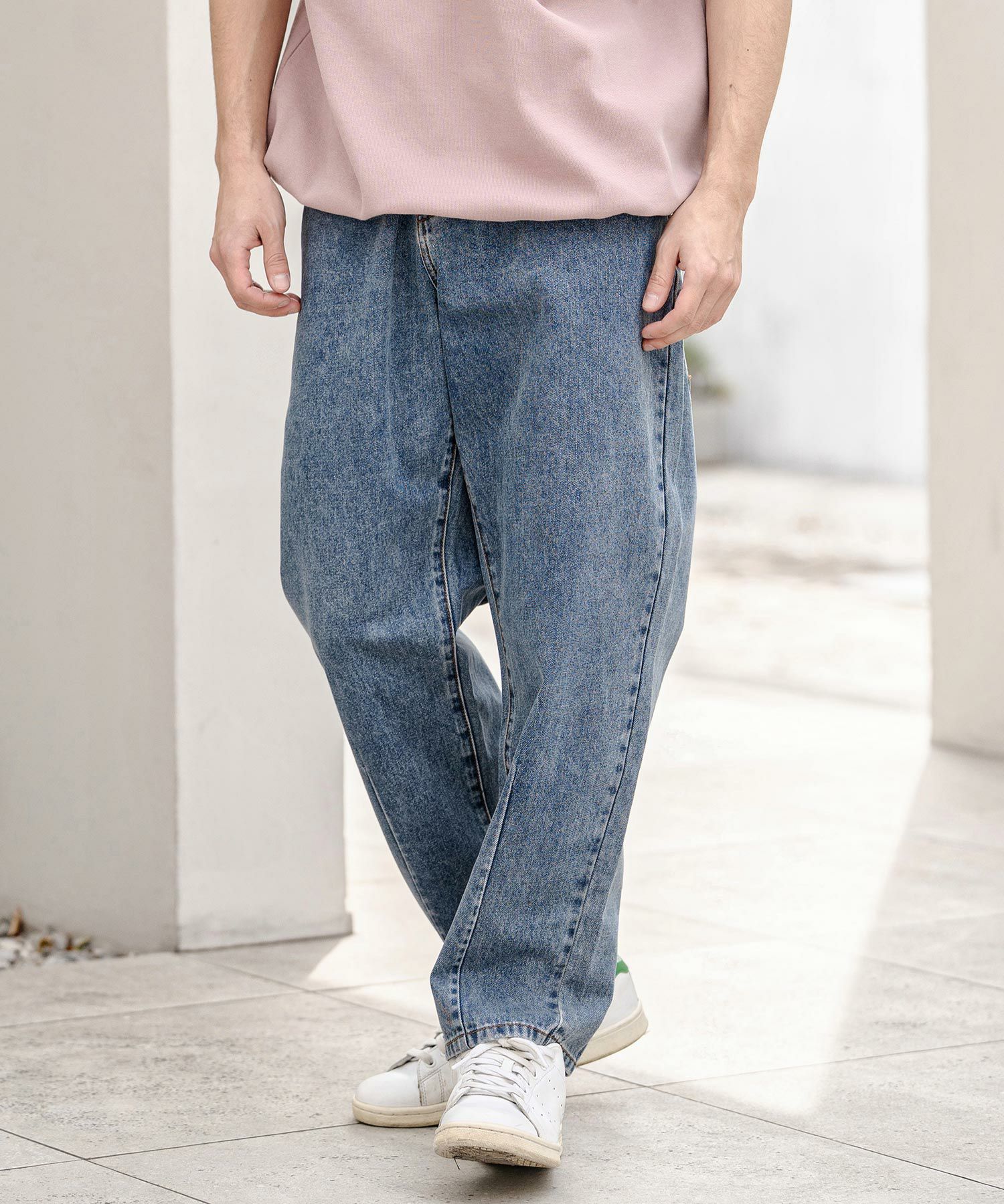 30%OFF【CAMBIO(カンビオ)】タック入りワイドデニムパンツ | CAMBIO