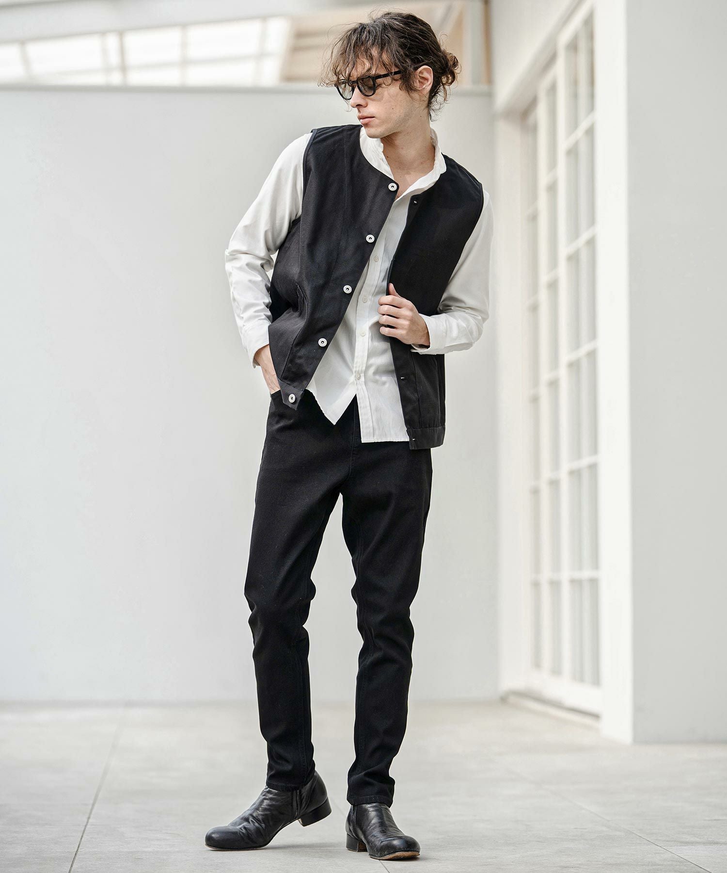 CAMBIO(カンビオ)】サルエルテーパードデニムパンツ(HLCM0267 CAMBIO(カンビオ)】サルエルテーパードデニムパンツ(HLCM0267