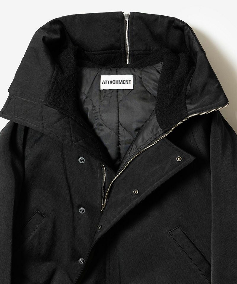 ATTACHMENT ブラック ジャケット ATTACHMENT(アタッチメント)】【予約販売11月中旬～下旬入荷】 NY-CO