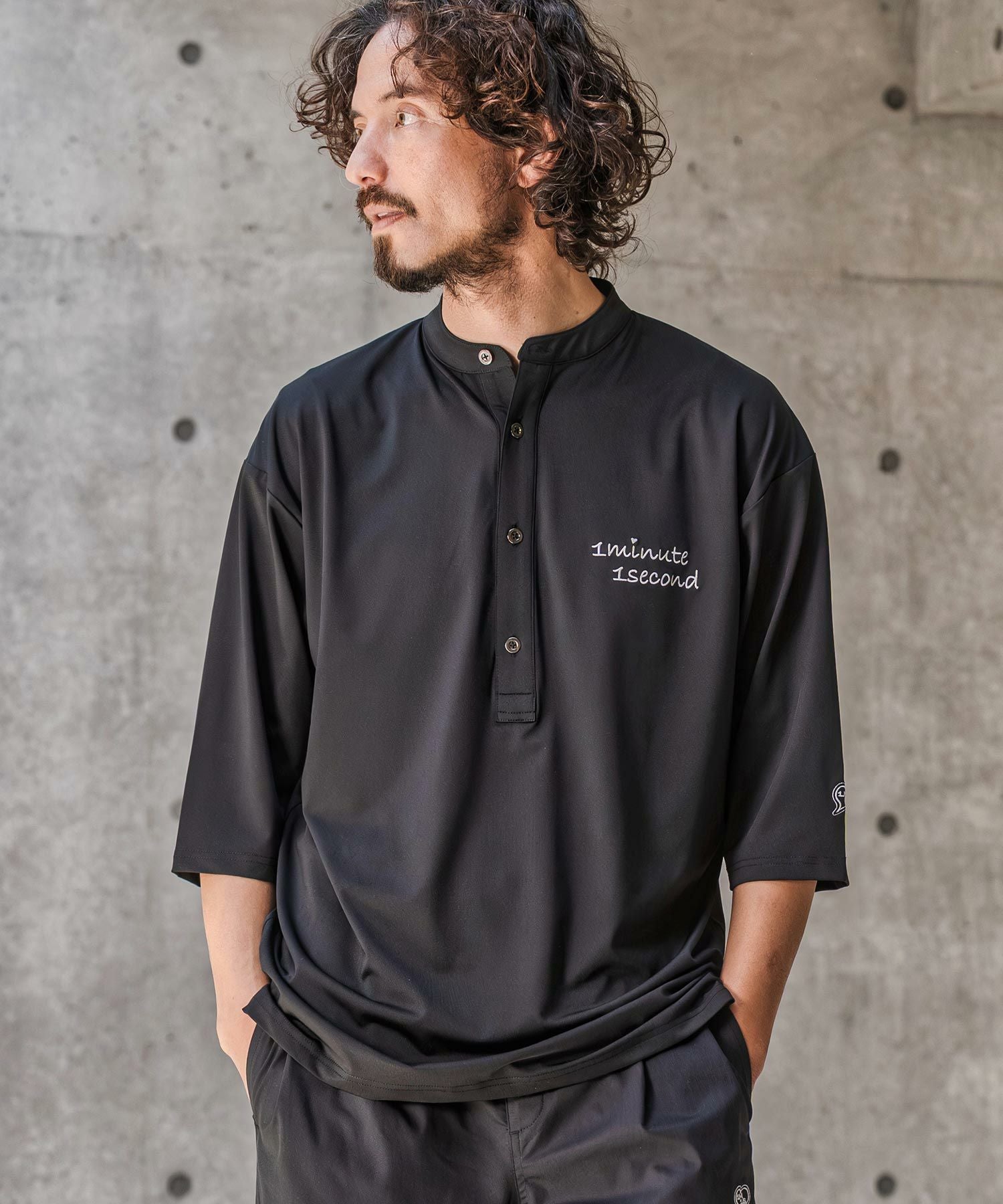 1minute 1second(ワンミニットワンセカンド)】high stretch knit half