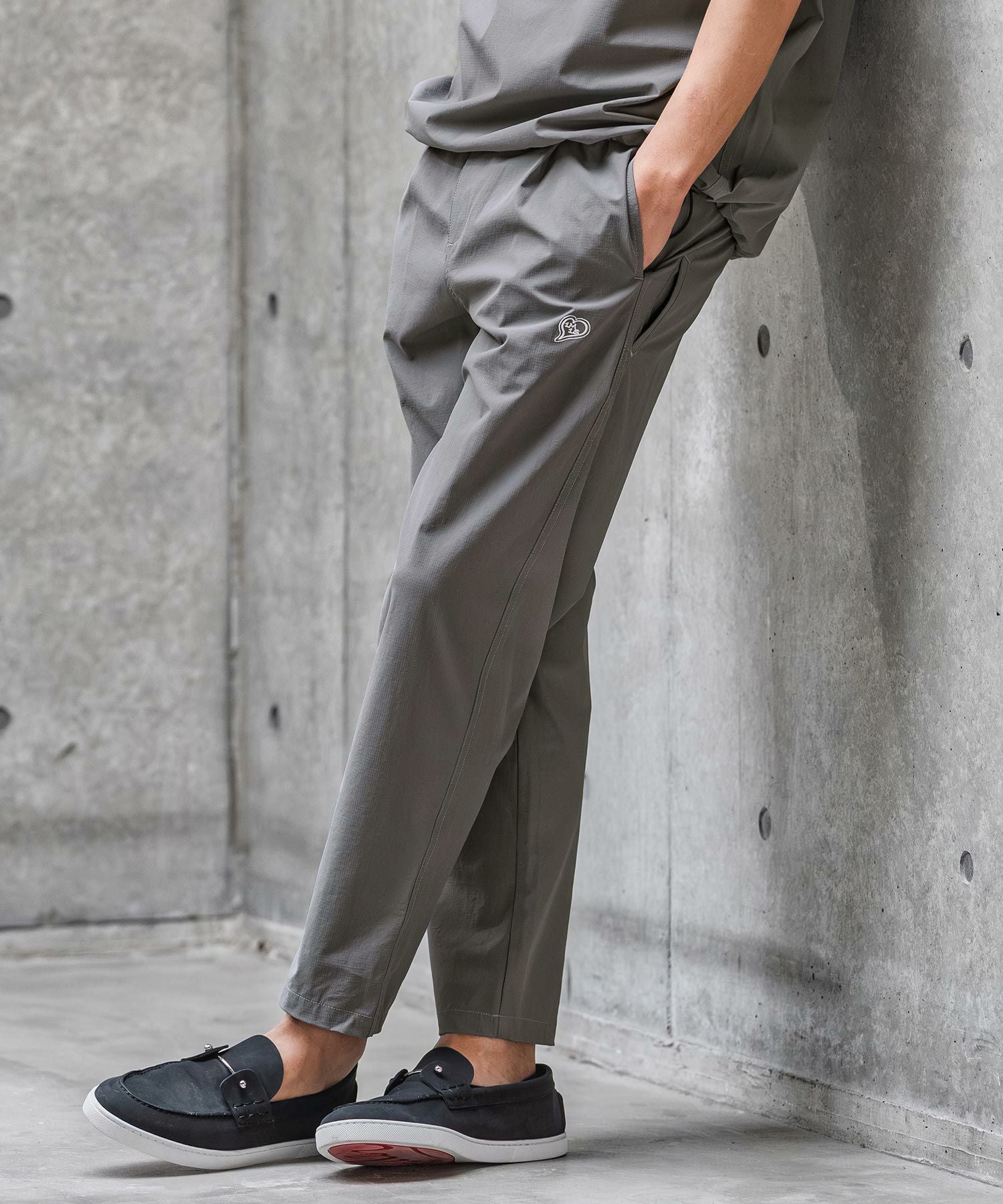 1minute 1second(ワンミニットワンセカンド)】ripstop easy tack pants