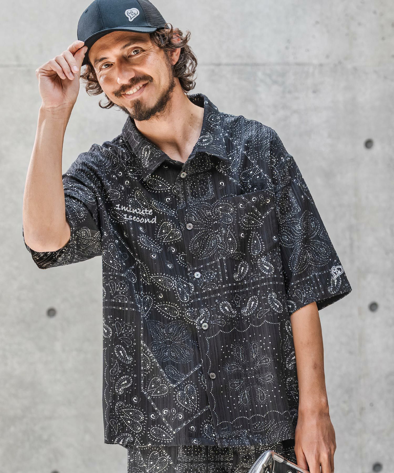 1minute 1second(ワンミニットワンセカンド)】1 Pocket embroidery
