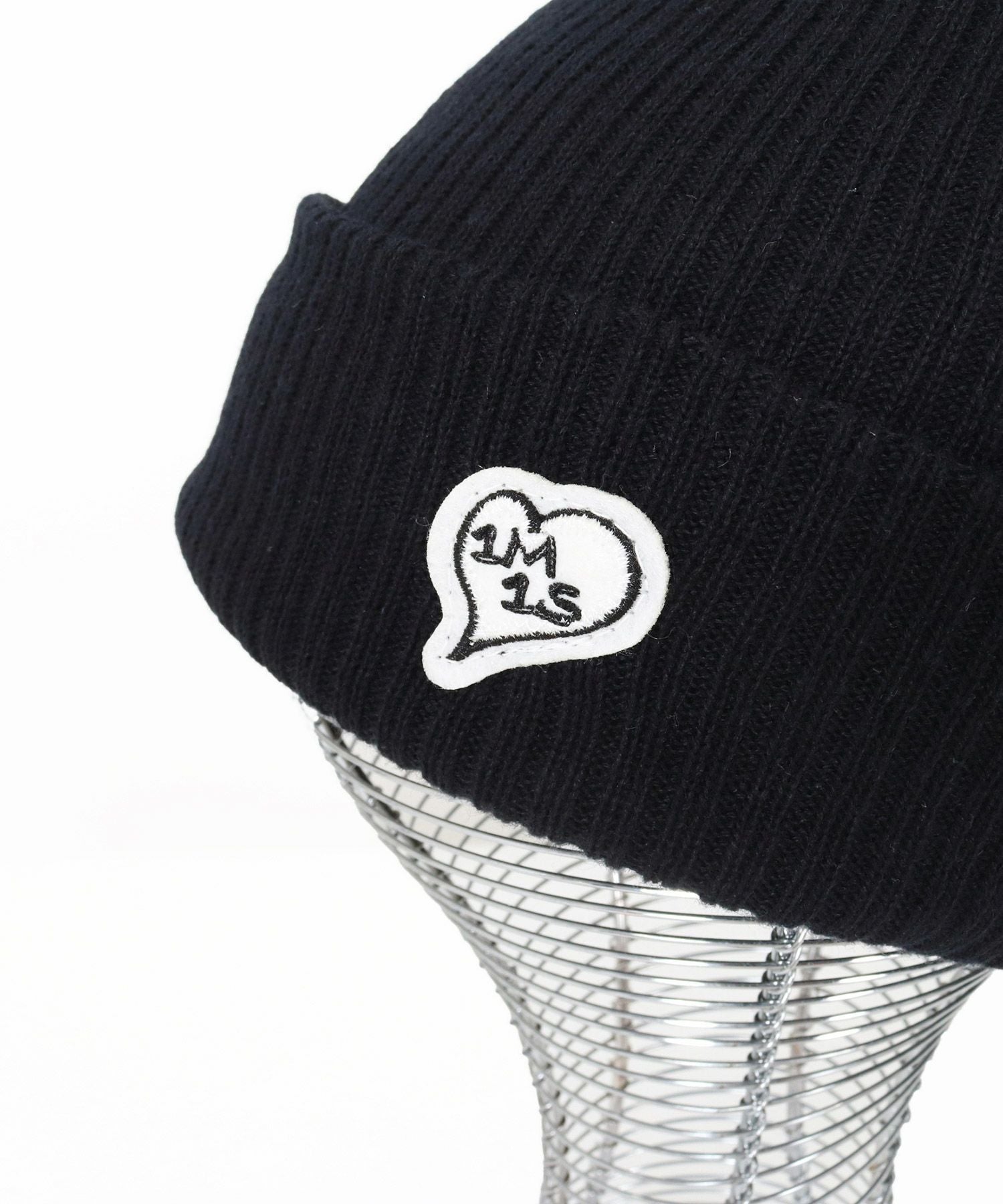 1minute 1second(ワンミニットワンセカンド)】heart patch cotton knit