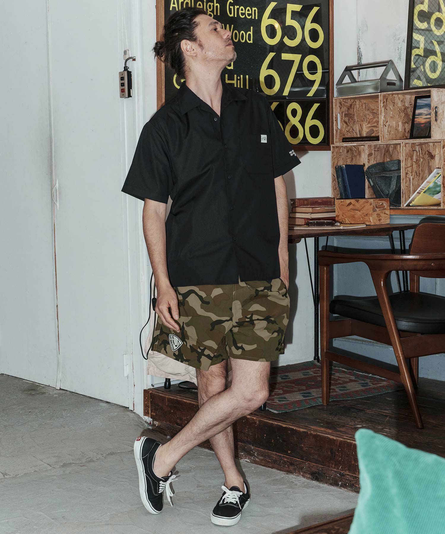 No Rain No Rainbow(ノーレインノーレインボー)】nylon easy shorts