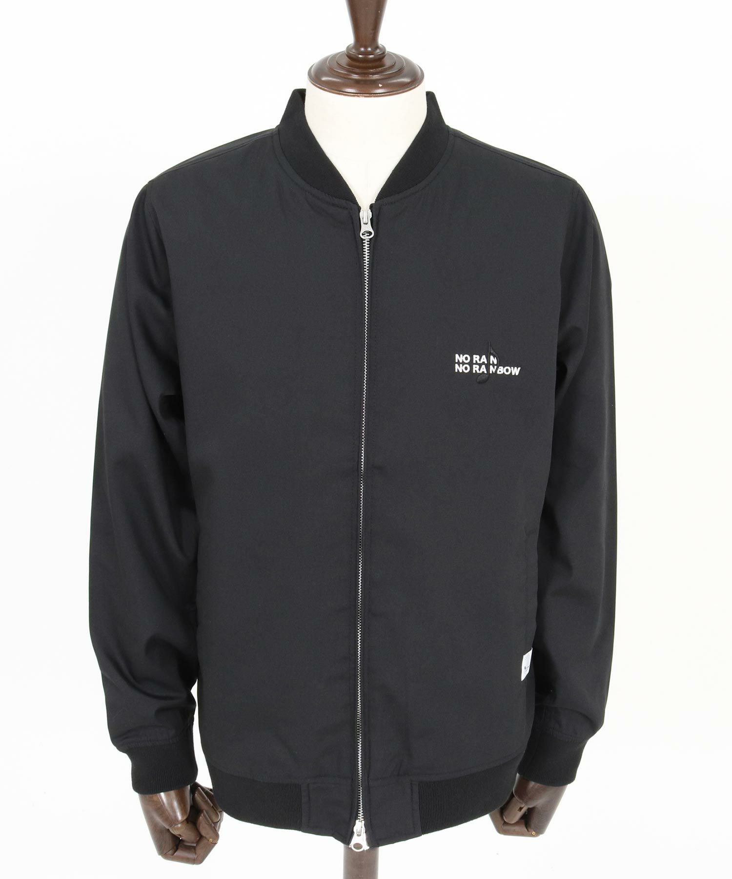 No Rain No Rainbow(ノーレインノーレインボー)】stadium jacket with
