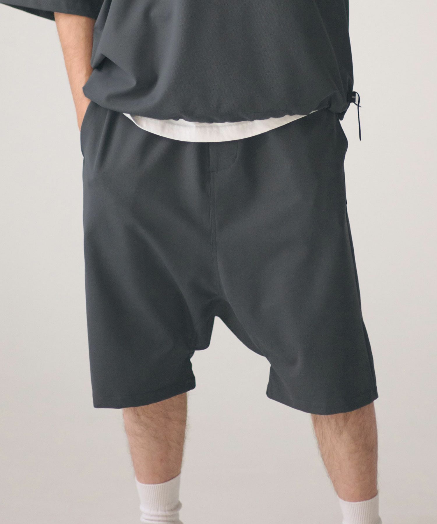 ADAM PATEK(アダムパテック)】ripple sarouel short pants サルエル