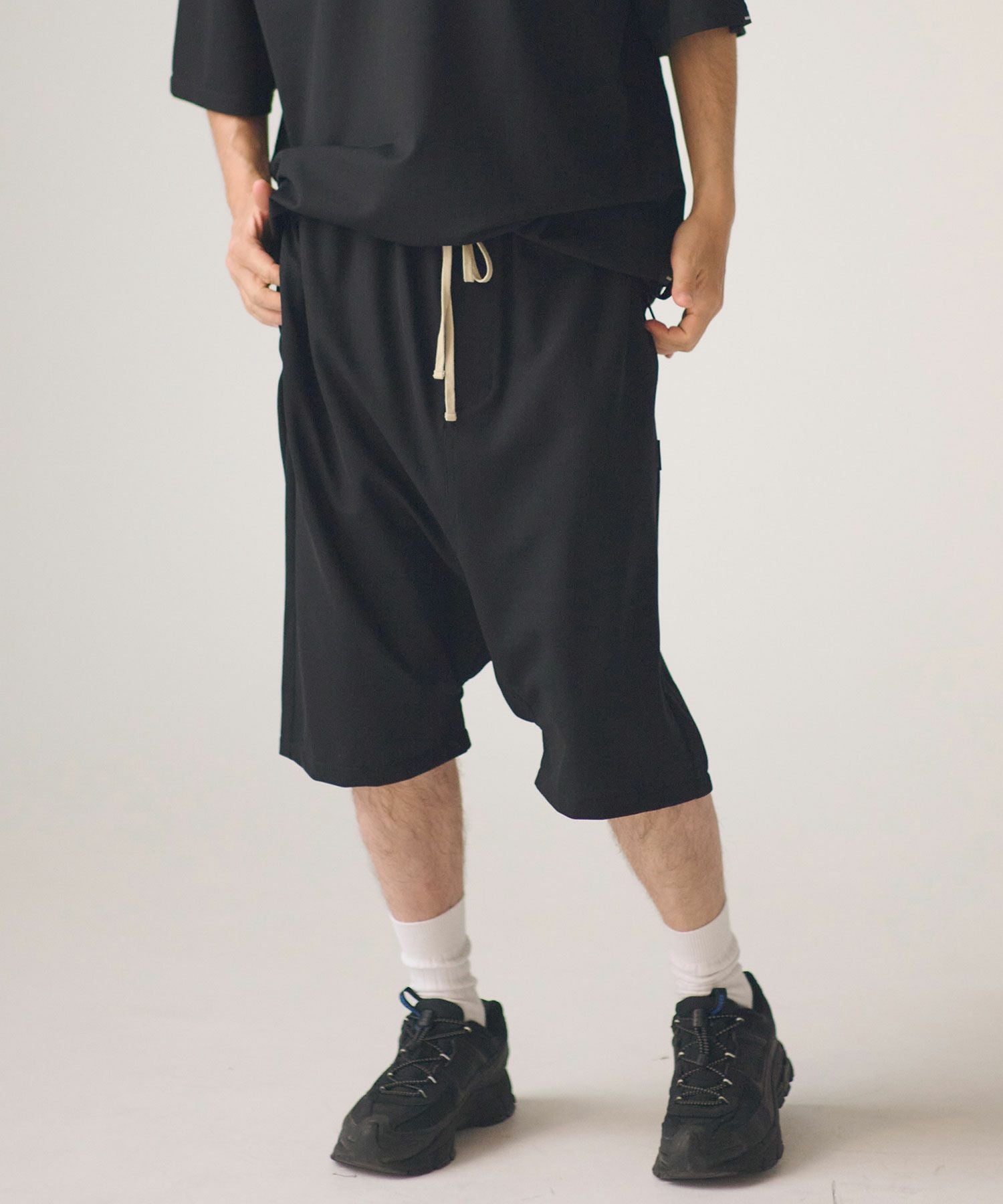 ADAM PATEK(アダムパテック)】ripple sarouel short pants サルエル