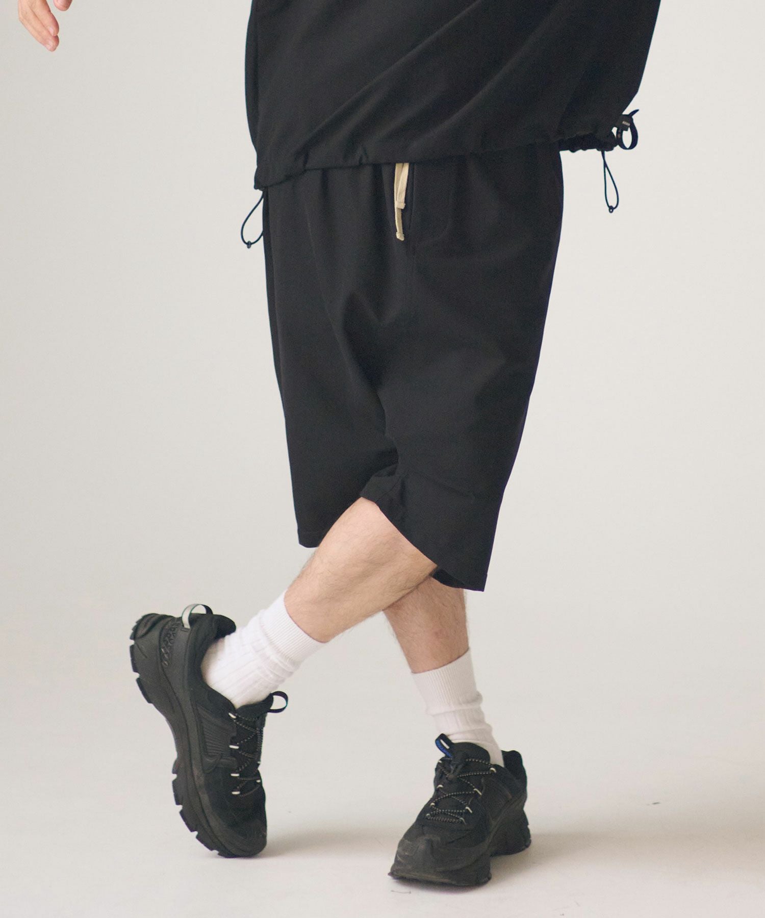 ADAM PATEK(アダムパテック)】ripple sarouel short pants サルエル