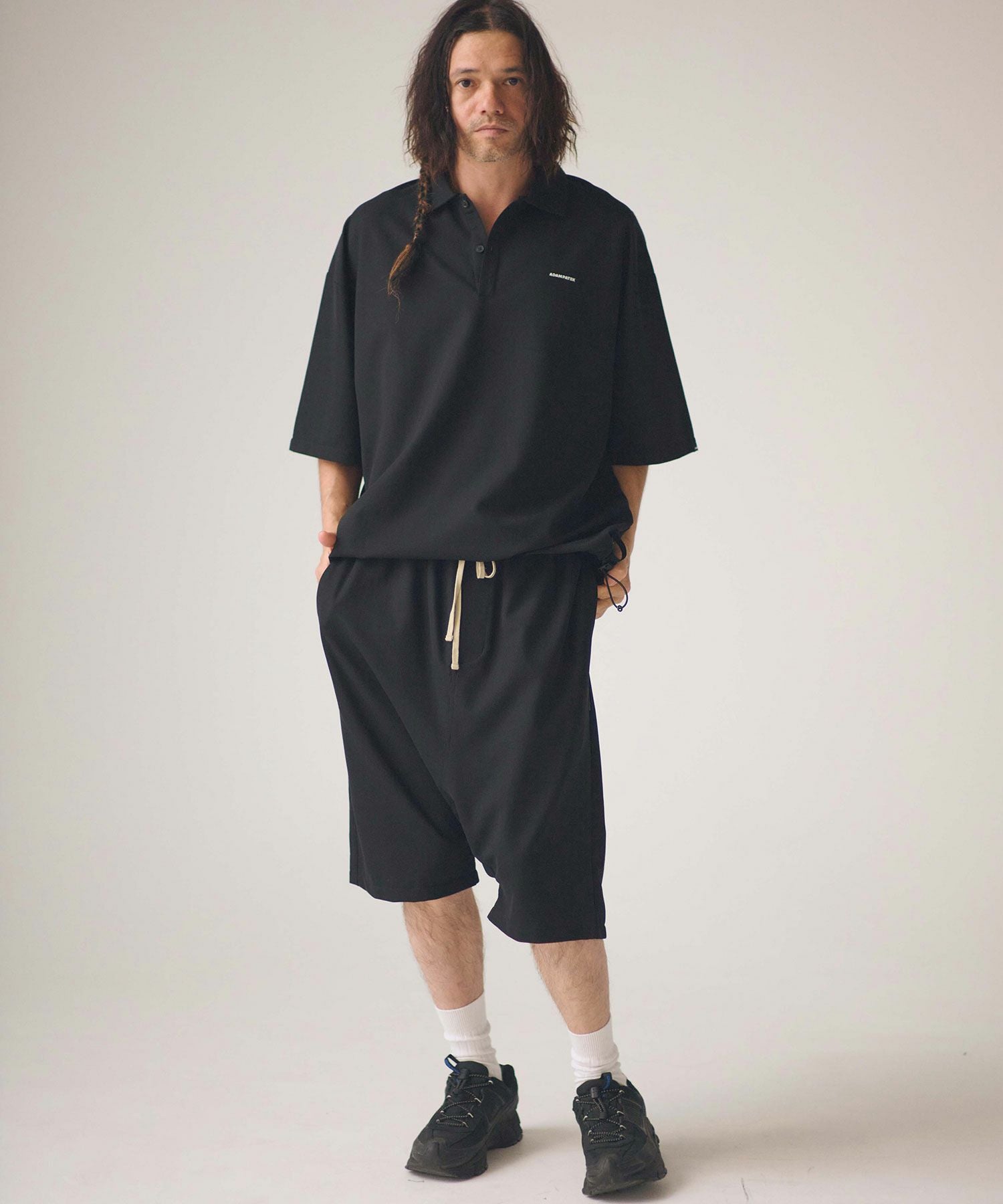 ADAM PATEK(アダムパテック)】ripple sarouel short pants サルエル