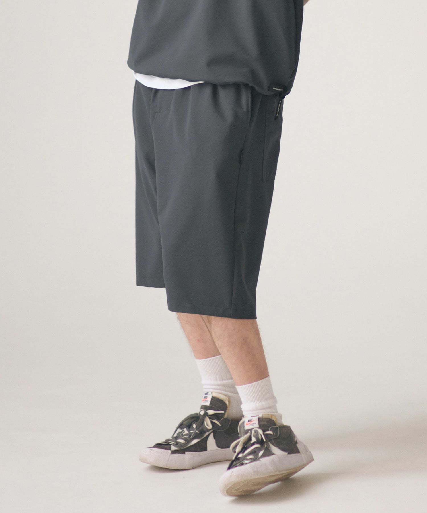 ADAM PATEK(アダムパテック)】ripple sarouel short pants サルエル