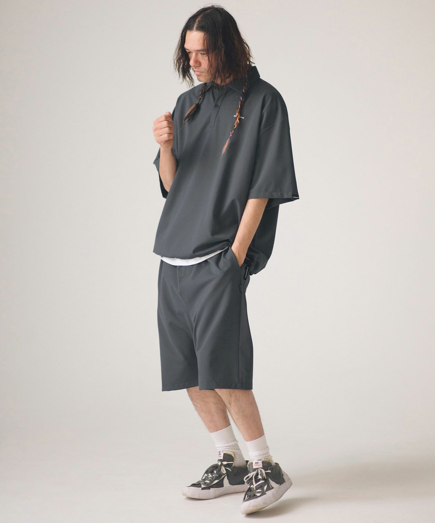ADAM PATEK(アダムパテック)】ripple sarouel short pants サルエル