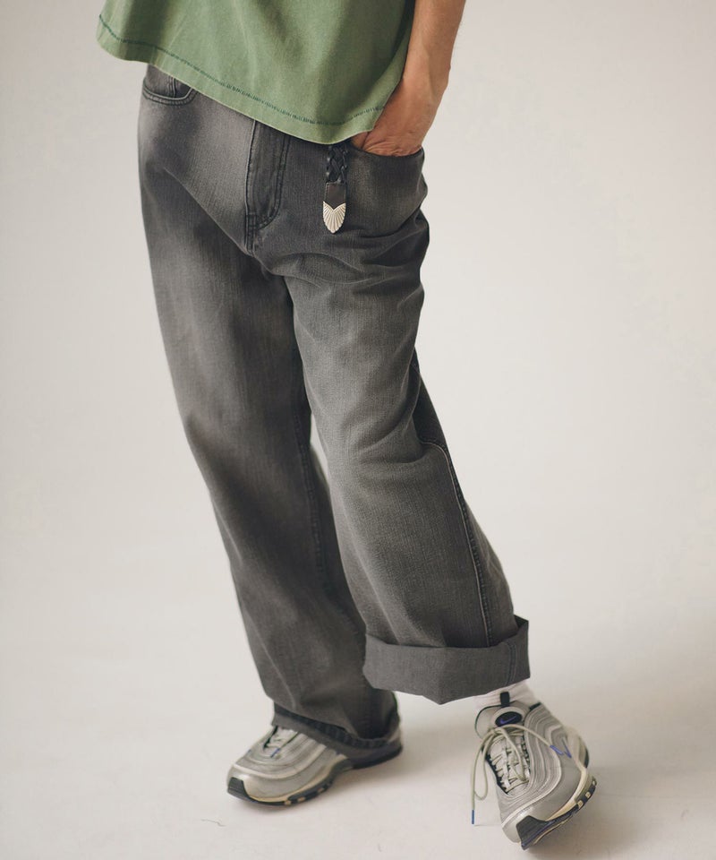 ADAM PATEK(アダムパテック)】aged finish denim pant デニムパンツ 