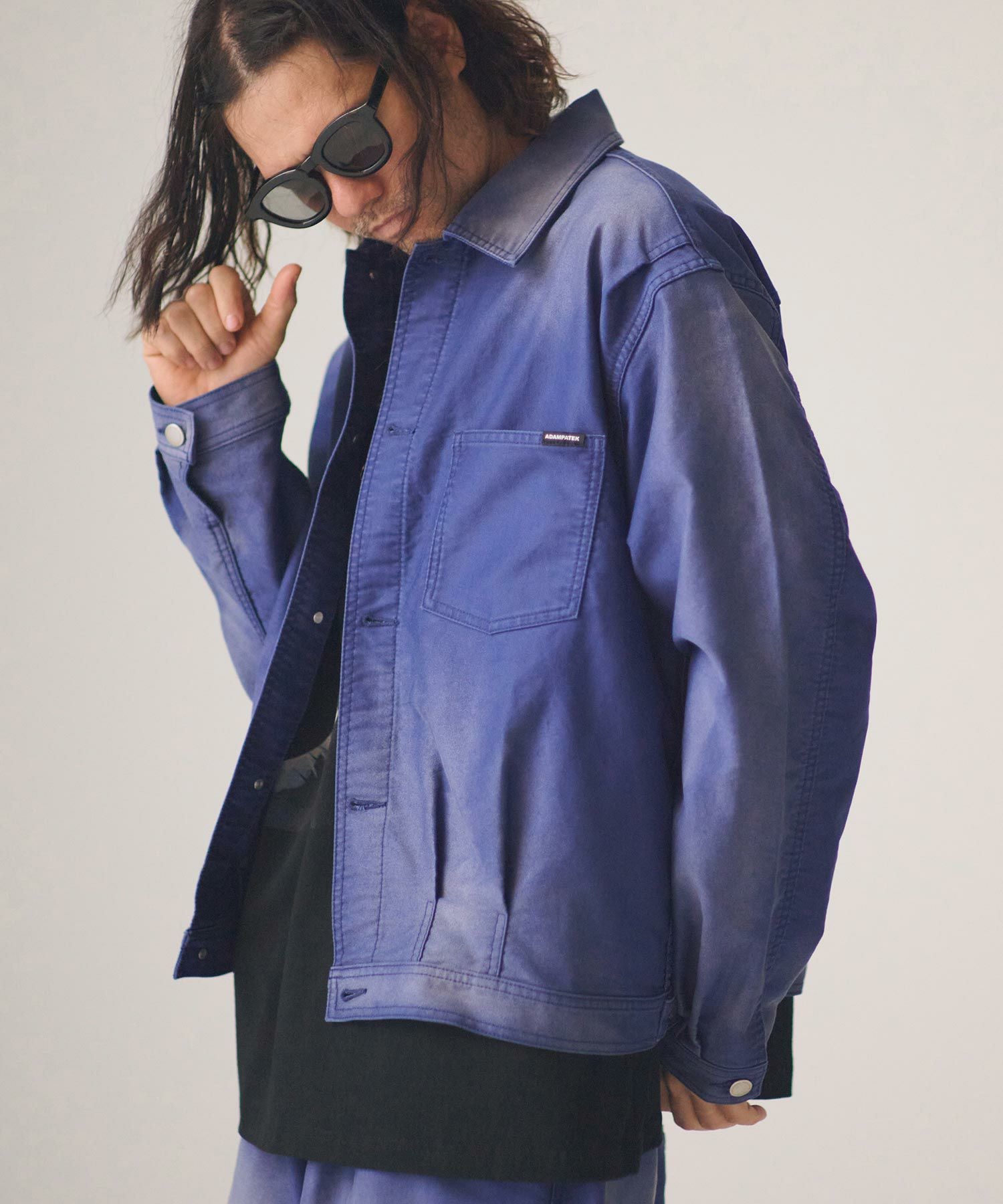 ADAM PATEK(アダムパテック)】blasted light moleskin short length