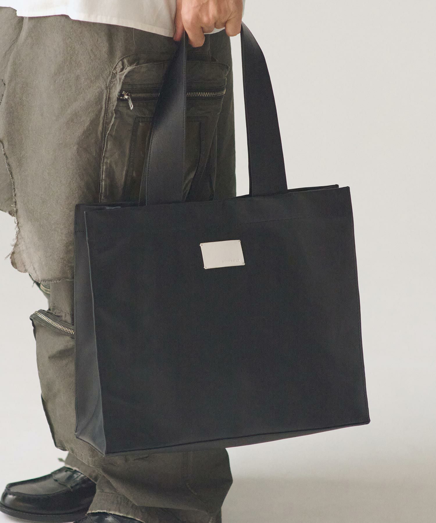 ADAM PATEK(アダムパテック)】water repellent leather medium tote