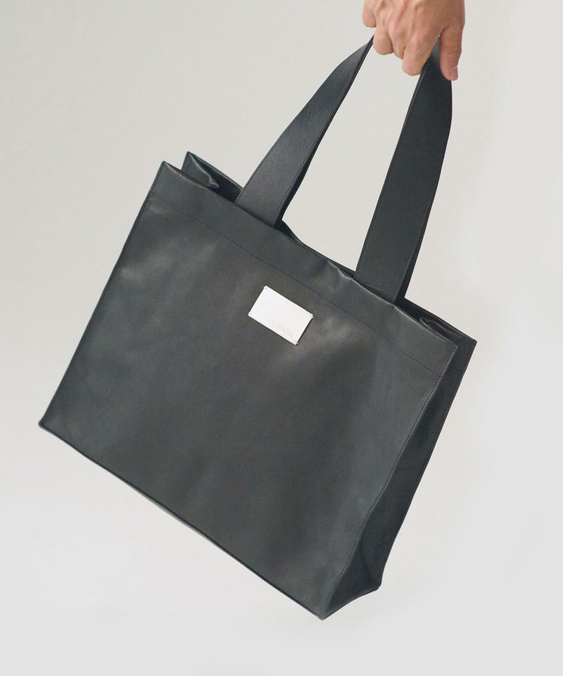 ADAM PATEK(アダムパテック)】water repellent leather medium tote 