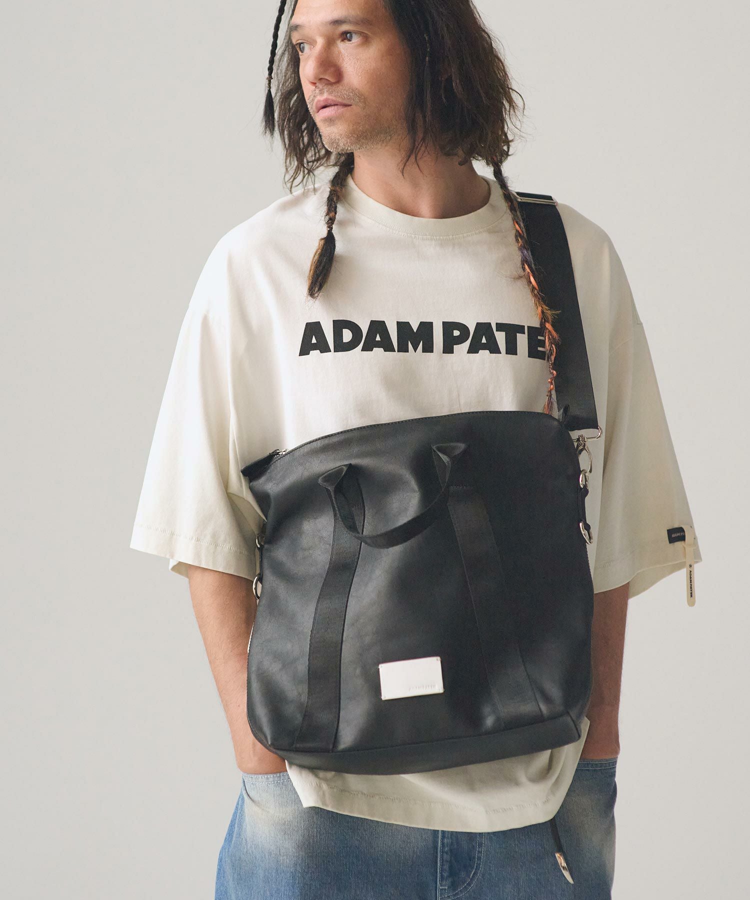 ADAM PATEK(アダムパテック)】water repellent leather medium 2way