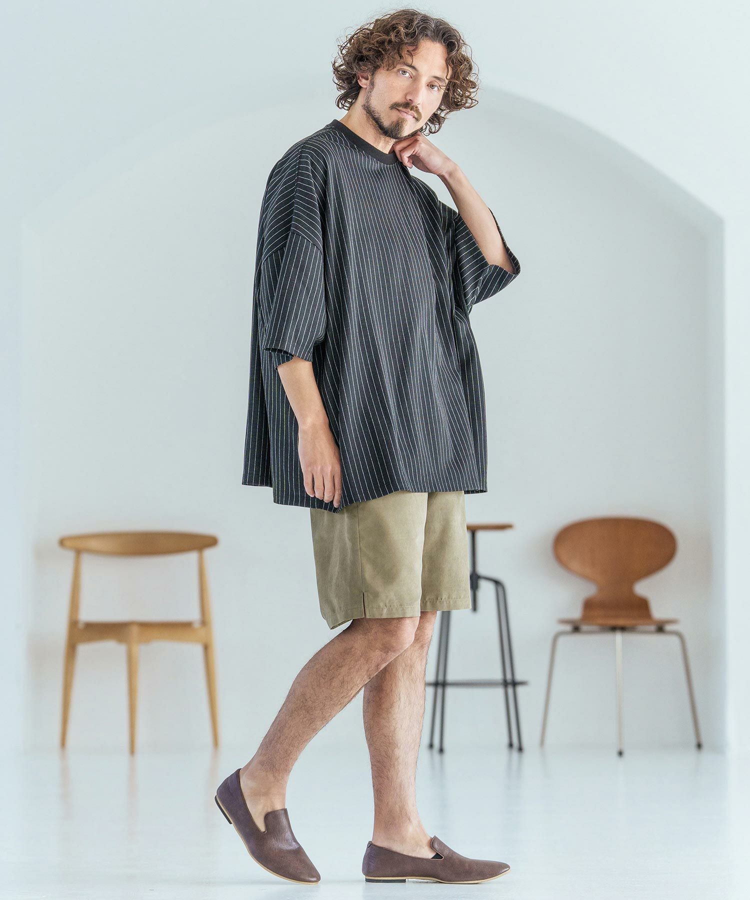 Magine(マージン)】Poly Peach Relax Fit Easy Short Pants ショート
