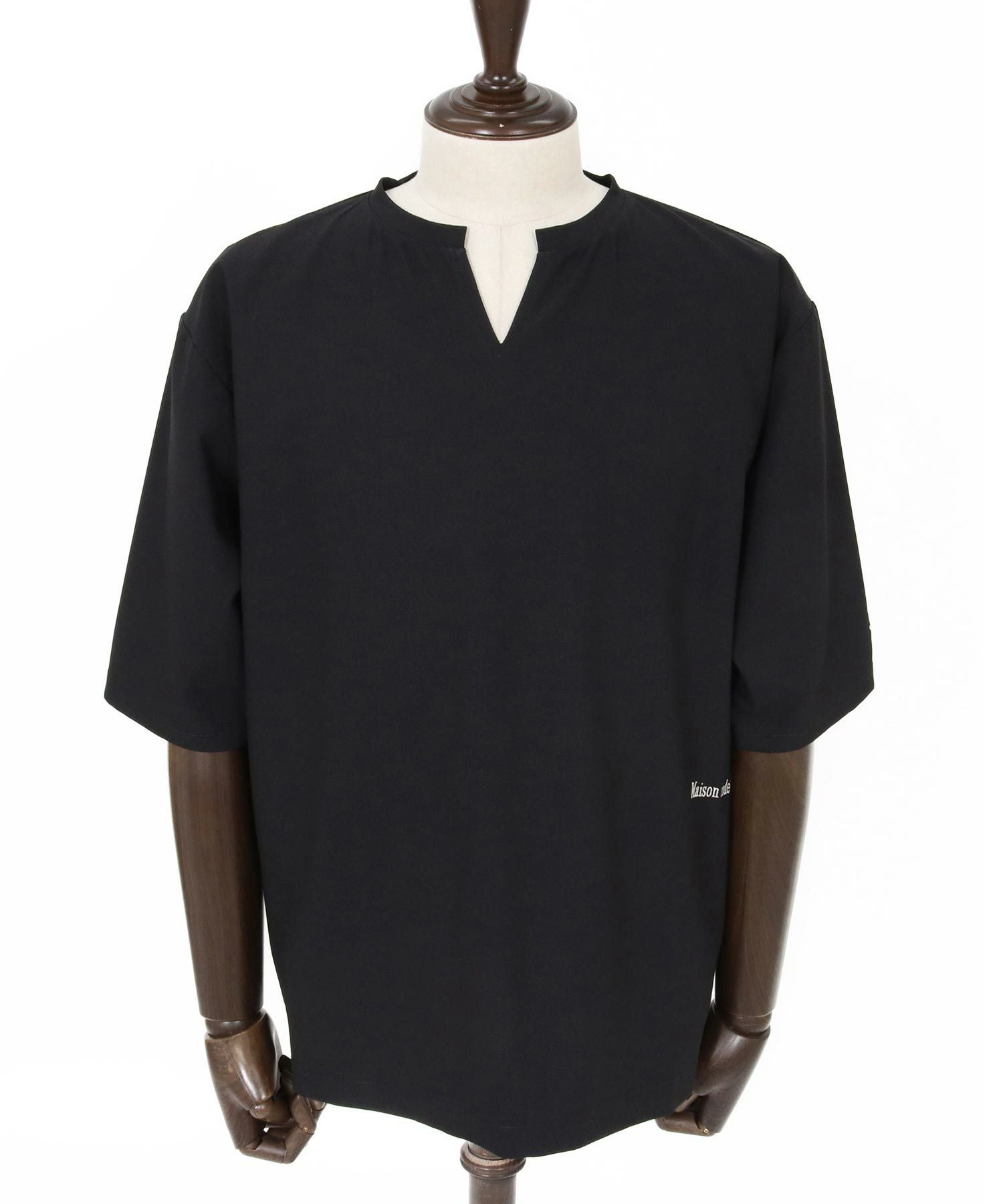 Maison code 13(メゾンコードサーティーン)】stretch oxford pullover