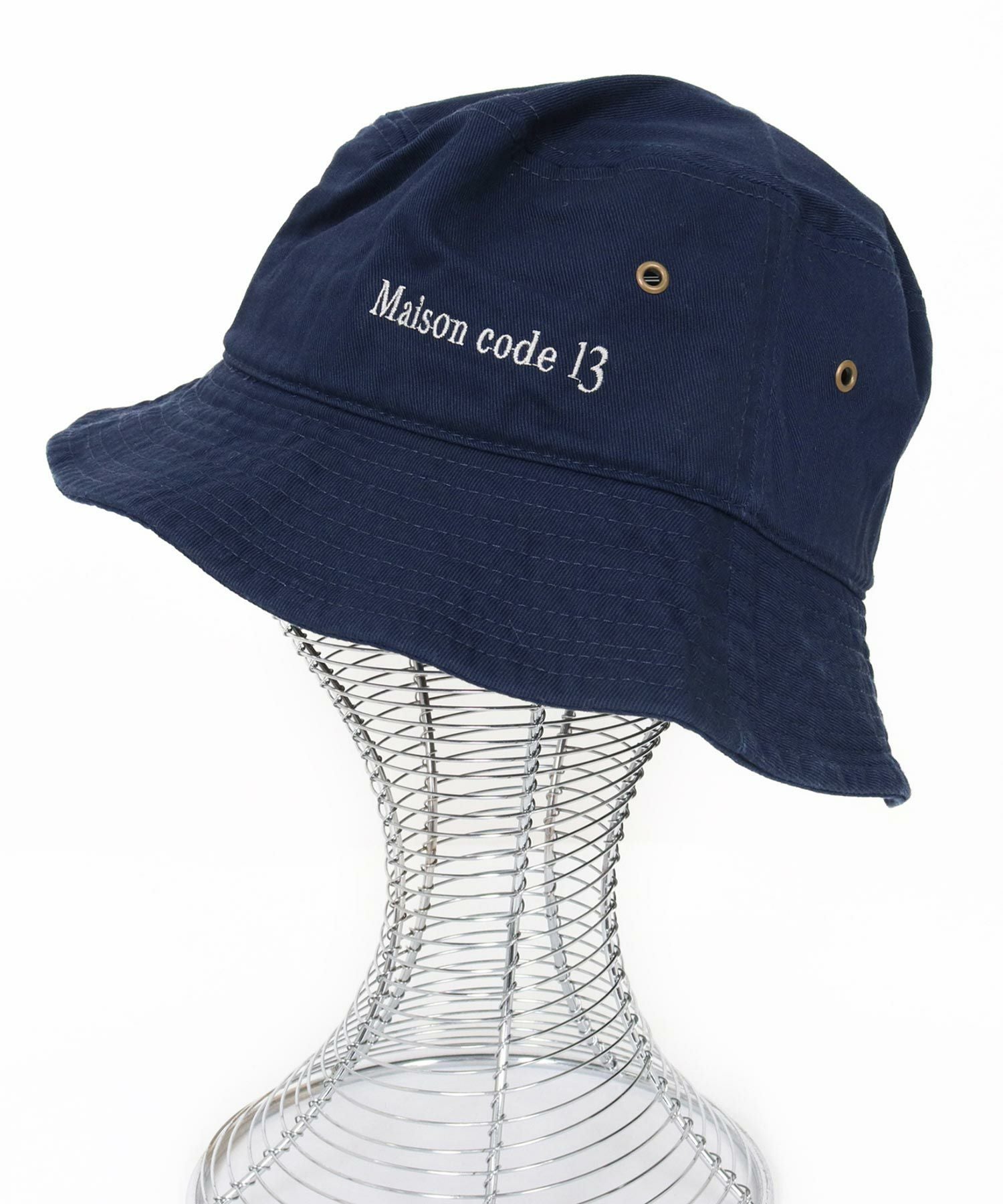 Maison code 13(メゾンコードサーティーン)】cotton bucket hat