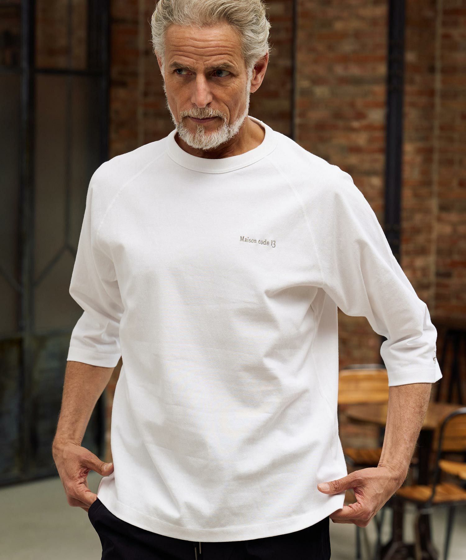 Maison code 13(メゾンコードサーティーン)】raglan sleeve cut sew