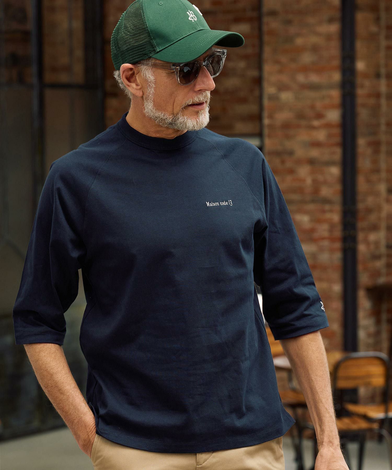 Maison code 13(メゾンコードサーティーン)】raglan sleeve cut sew