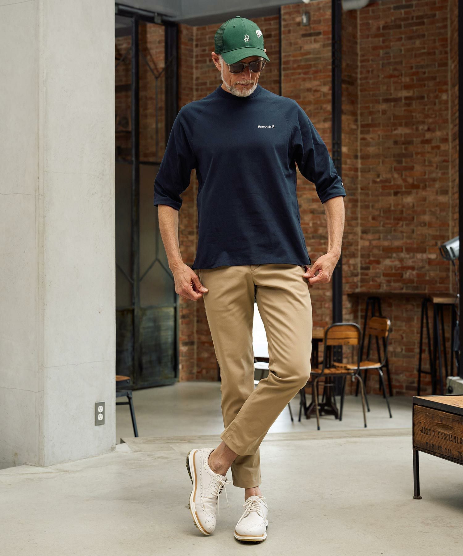 Maison code 13(メゾンコードサーティーン)】raglan sleeve cut sew