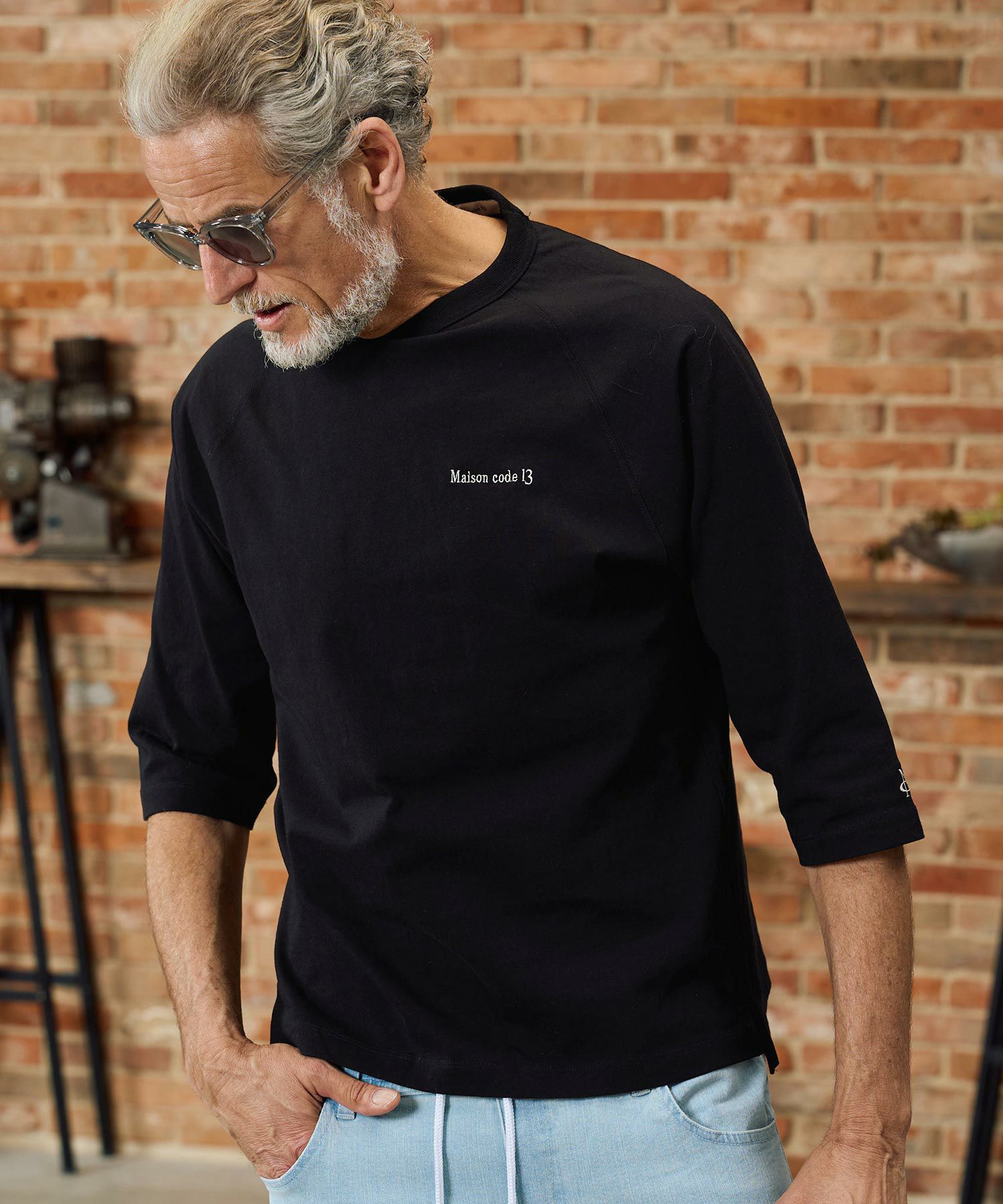 Maison code 13(メゾンコードサーティーン)】raglan sleeve cut sew