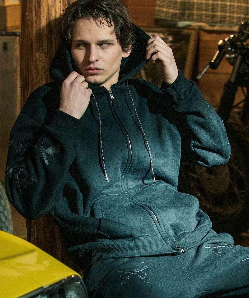 Francfrancフーディー11点 roarguns(ロアーガンズ)】【予約販売10月上旬～中旬入荷】LEATHER