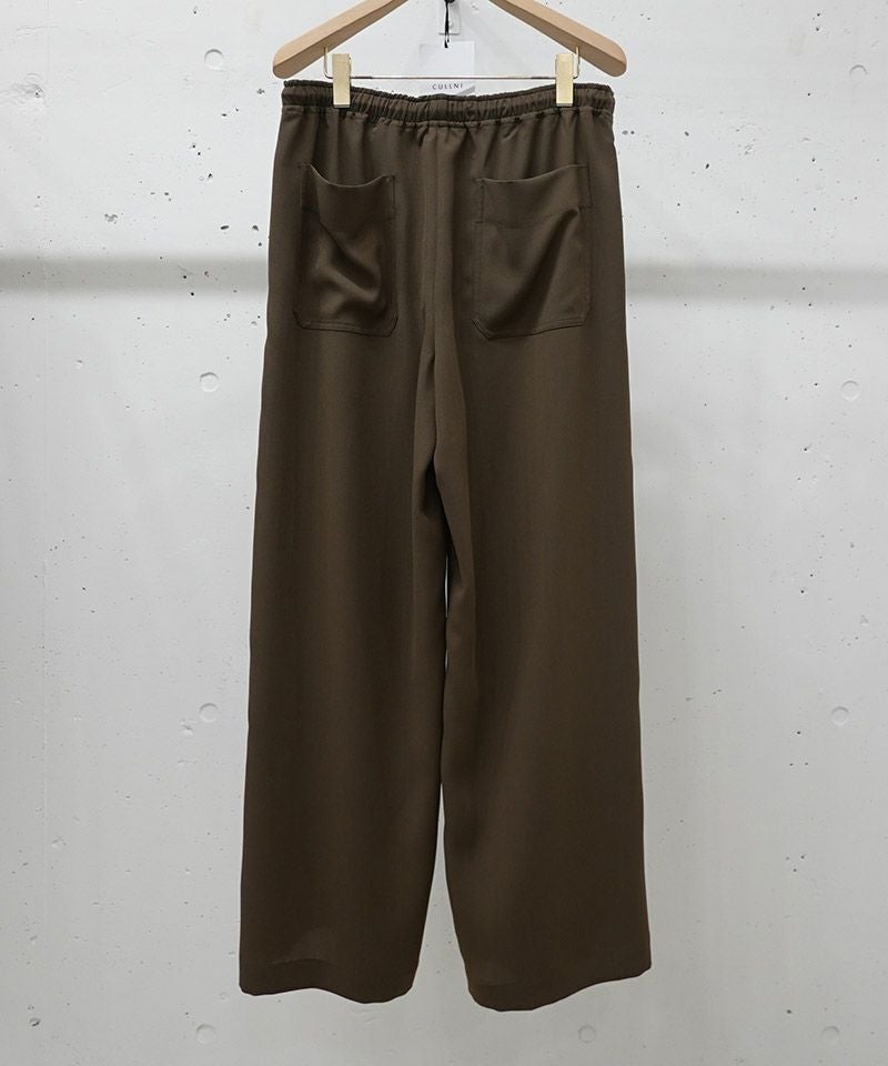 30%OFF【CULLNI(クルニ)】Dry Stretch Cloth Extra Wide Drawstring