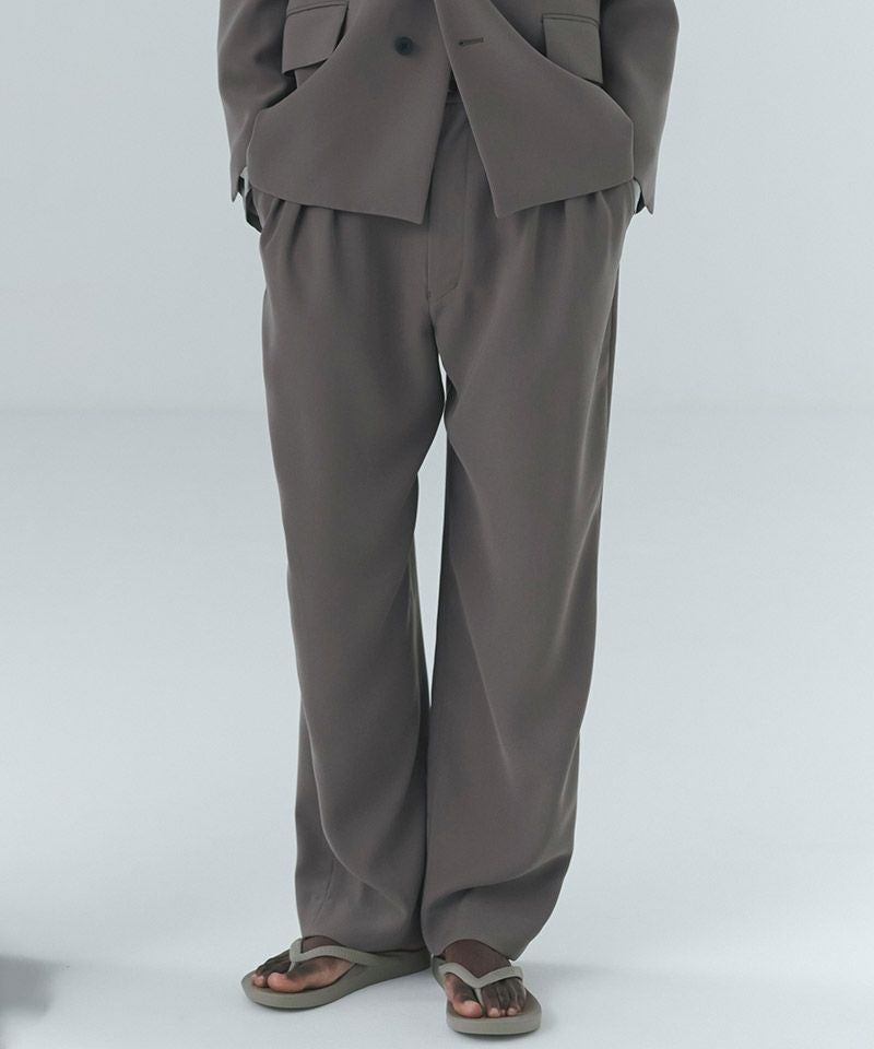 50%OFF【CULLNI(クルニ)】Sheer Check Cloth 1Tuck Relux Pant
