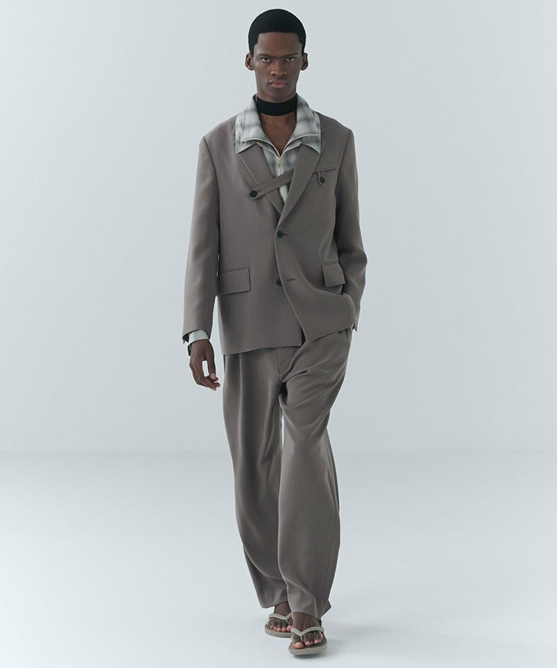 30%OFF【CULLNI(クルニ)】Dry Double Cloth 3Tuck Semi Wide Pant