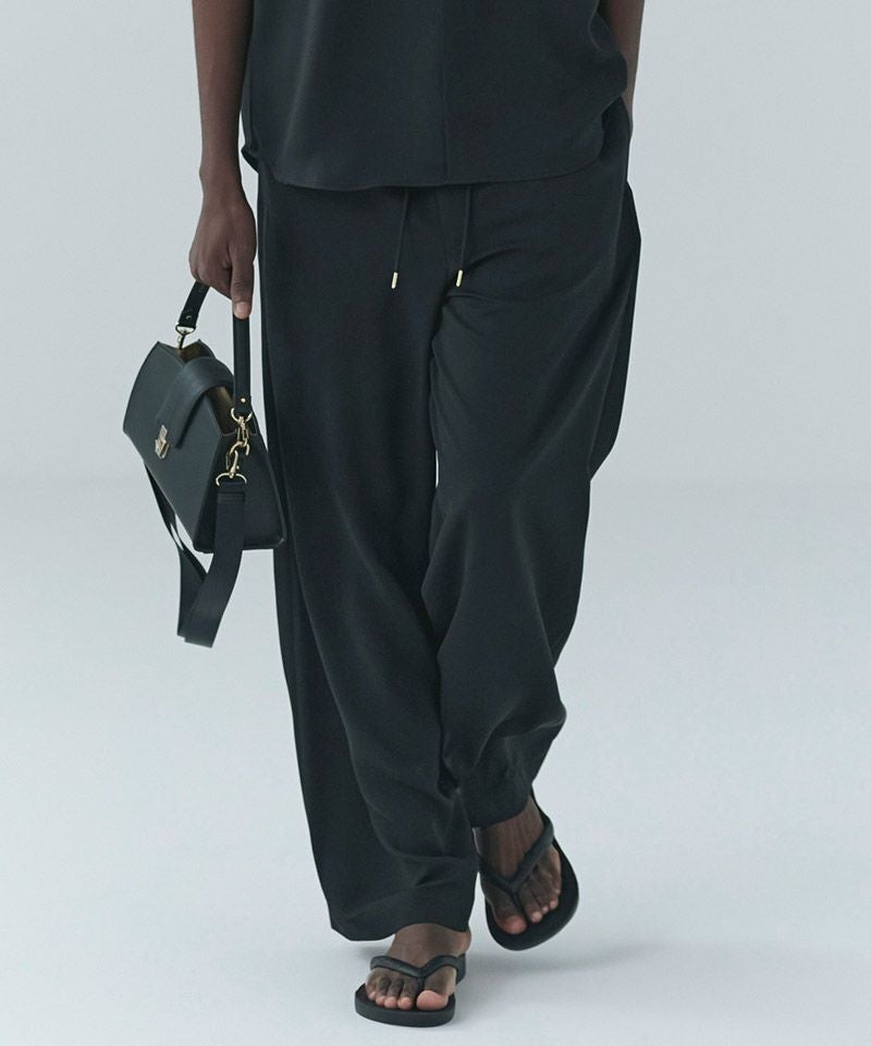 50%OFF【CULLNI(クルニ)】Sheer Check Cloth 1Tuck Relux Pant