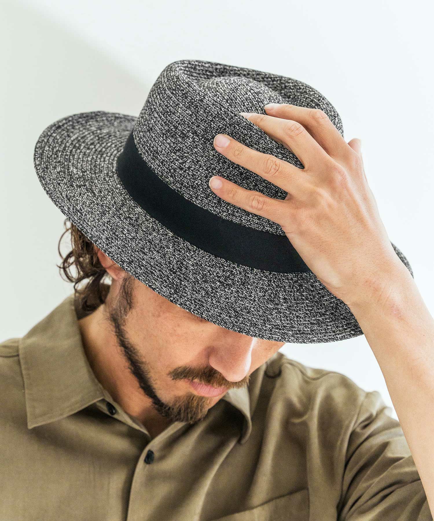 CAMBIO(カンビオ)】Washable Braid Hat ブレードハット(NF-261-BO014