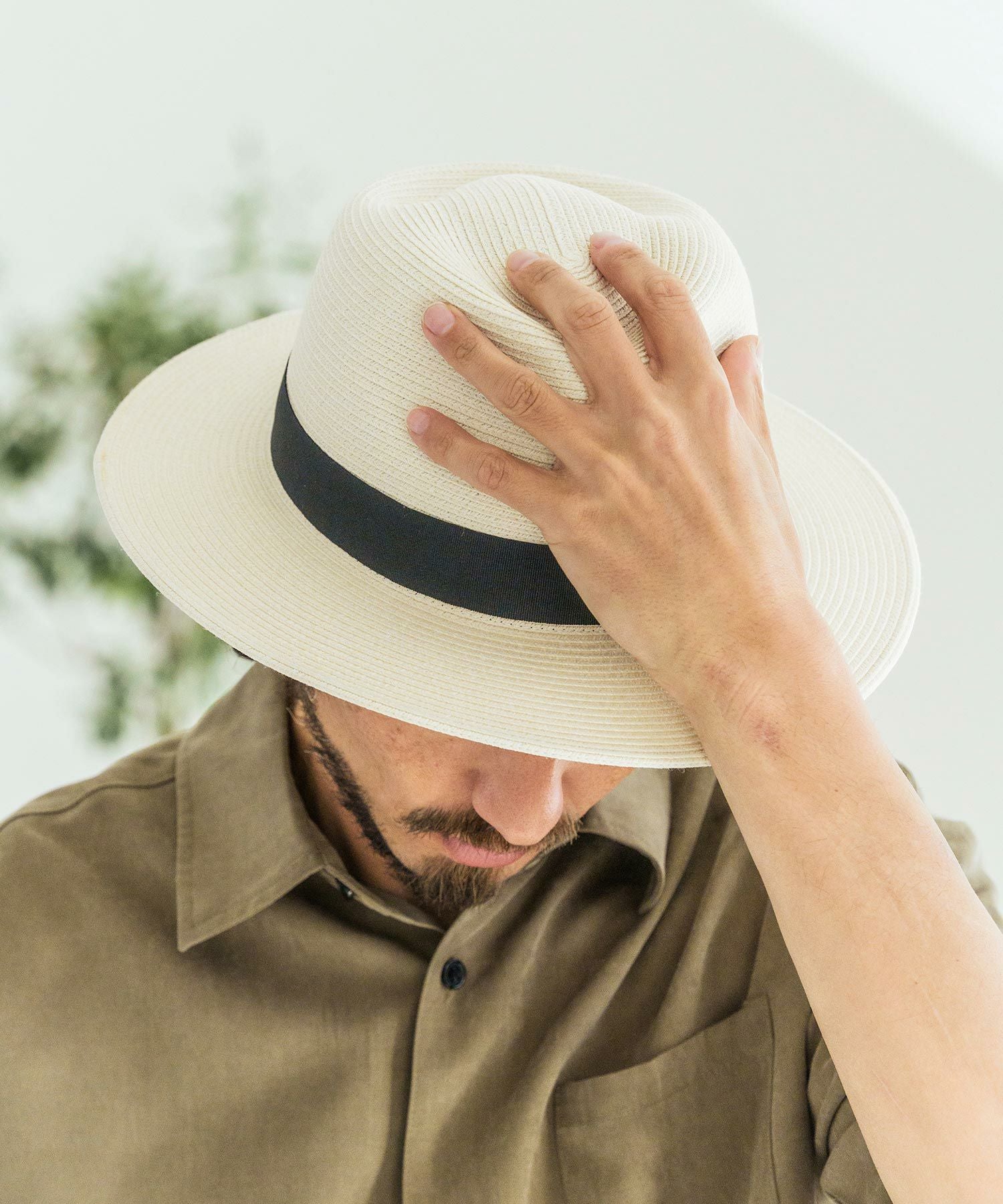 CAMBIO(カンビオ)】Washable Braid Hat ブレードハット(NF-261-BO014