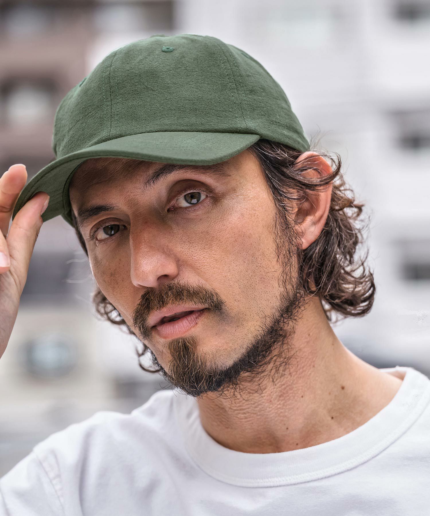CAMBIO(カンビオ)】Cotton Linen Washer Cap キャップ(OP-261-BO007