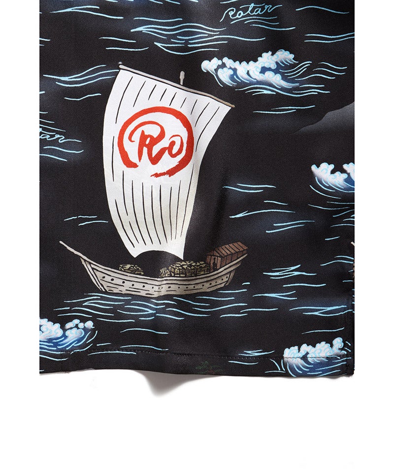 ROTAR(ローター)】Ocean Current Aloha Shirt アロハシャツ(rt2634005