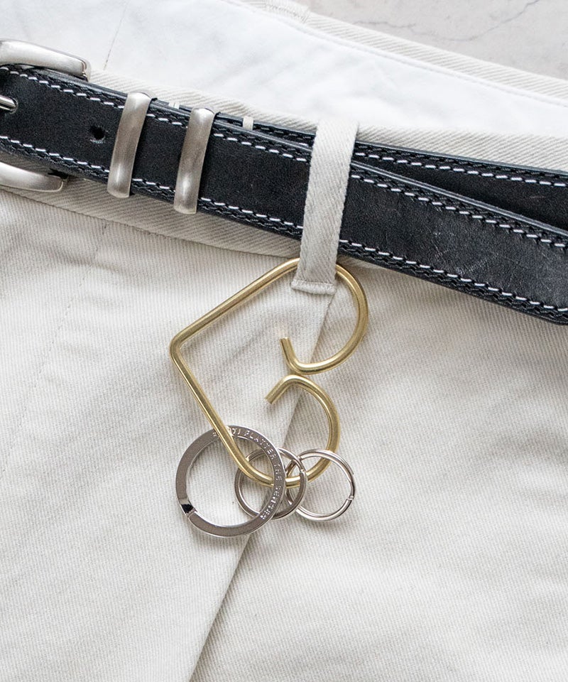 SENTI(センティ)】【予約販売ご注文から1ヶ月後出荷】BRASS KEY RING