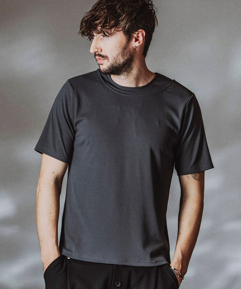 NO ID.(ノーアイディー)】ﾚｲﾔｰﾄﾞﾈｯｸPO Tシャツ(858006-466T) | CAMBIO