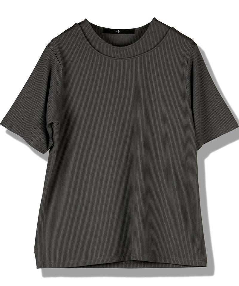 NO ID.(ノーアイディー)】ﾚｲﾔｰﾄﾞﾈｯｸPO Tシャツ(858006-466T) | CAMBIO 