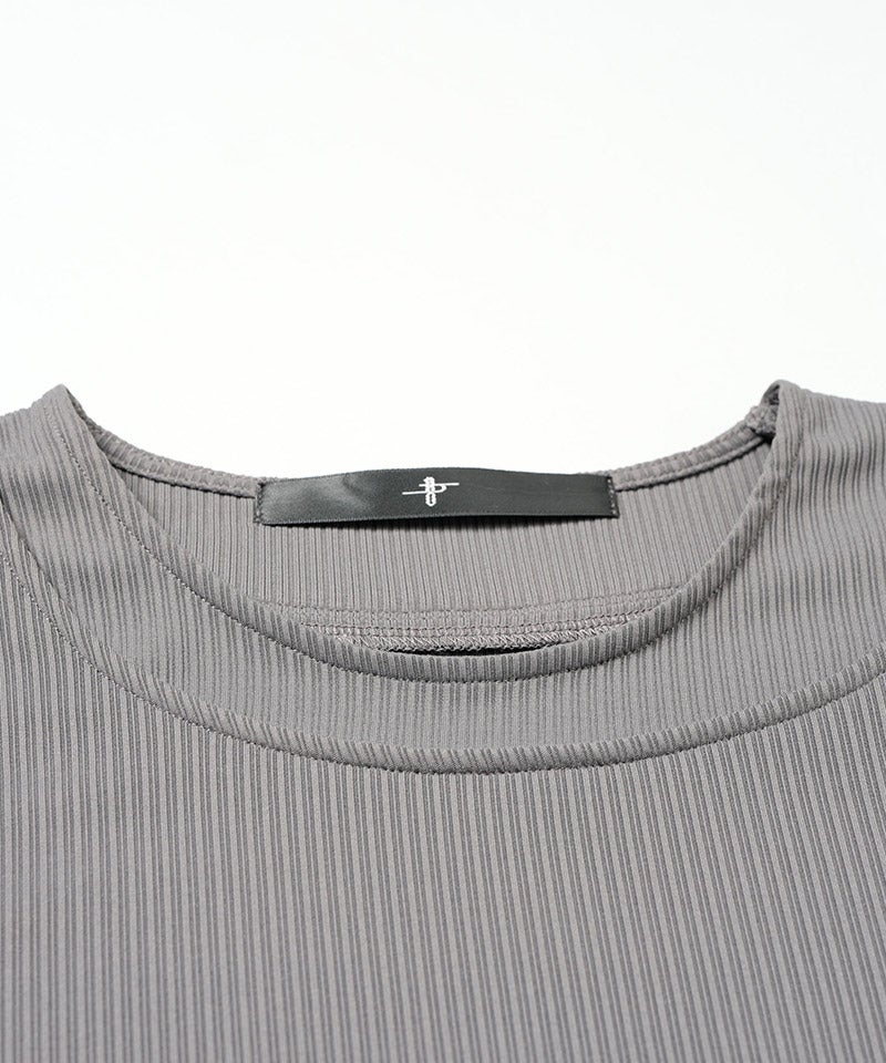 NO ID.(ノーアイディー)】ﾚｲﾔｰﾄﾞﾈｯｸPO Tシャツ(858006-466T) | CAMBIO