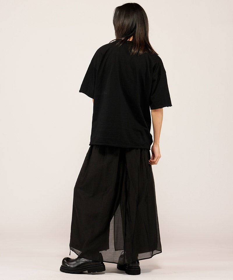 NO ID.(ノーアイディー)】ﾚｲﾔｰﾄﾞZIP BIG-T Tシャツ(858006-453T
