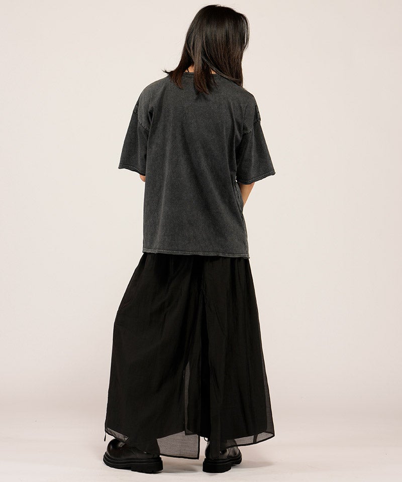 NO ID.(ノーアイディー)】ﾚｲﾔｰﾄﾞZIP BIG-T Tシャツ(858006-453T