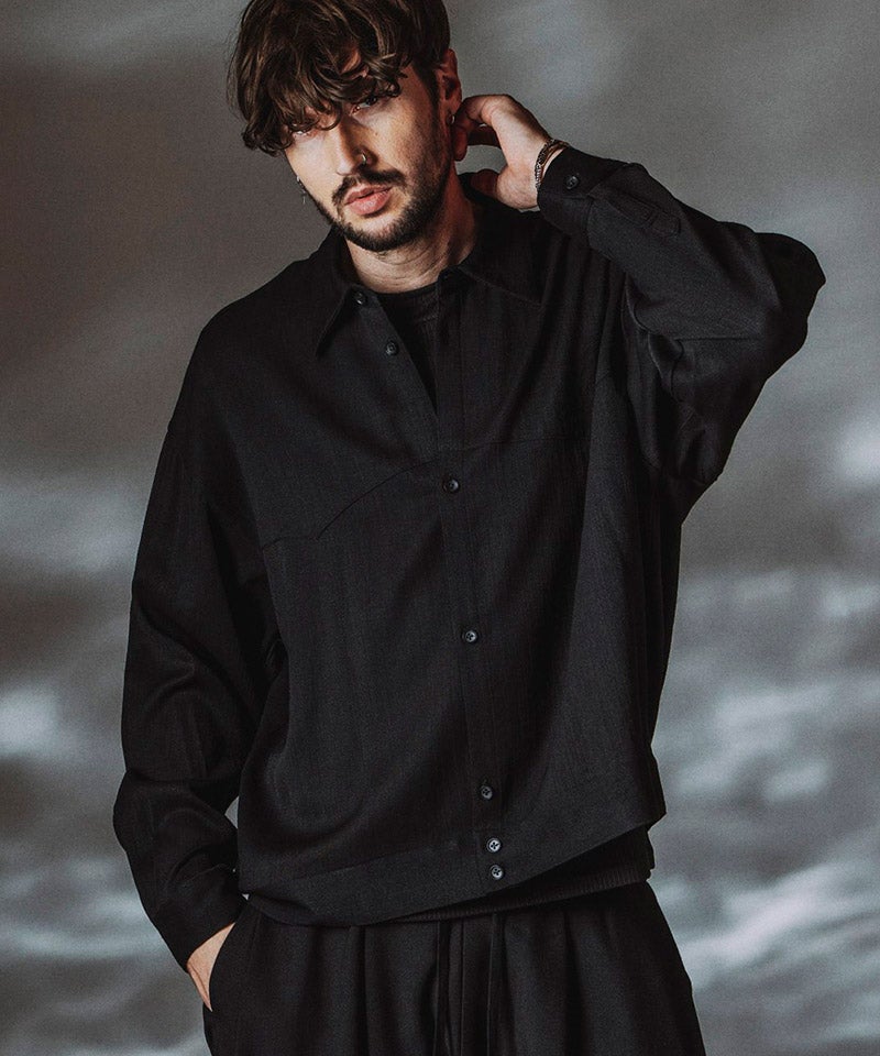 20%OFF【NO ID.(ノーアイディー)】ﾄﾞﾗｲｸﾛｽｵｰﾊﾞｰSH シャツ(858006-449S