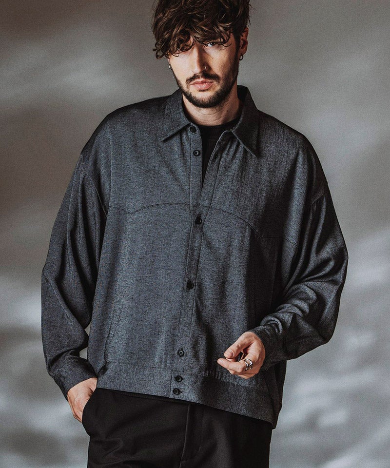 20%OFF【NO ID.(ノーアイディー)】ﾄﾞﾗｲｸﾛｽｵｰﾊﾞｰSH シャツ(858006-449S