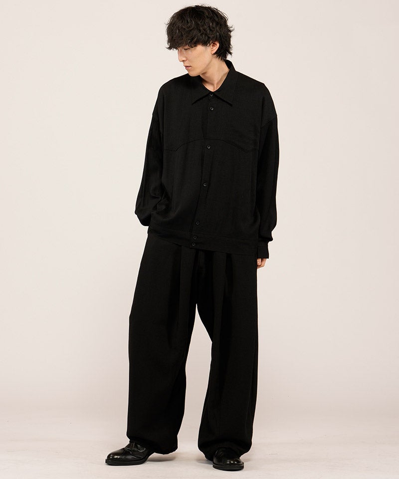 20%OFF【NO ID.(ノーアイディー)】ﾄﾞﾗｲｸﾛｽｵｰﾊﾞｰSH シャツ(858006-449S