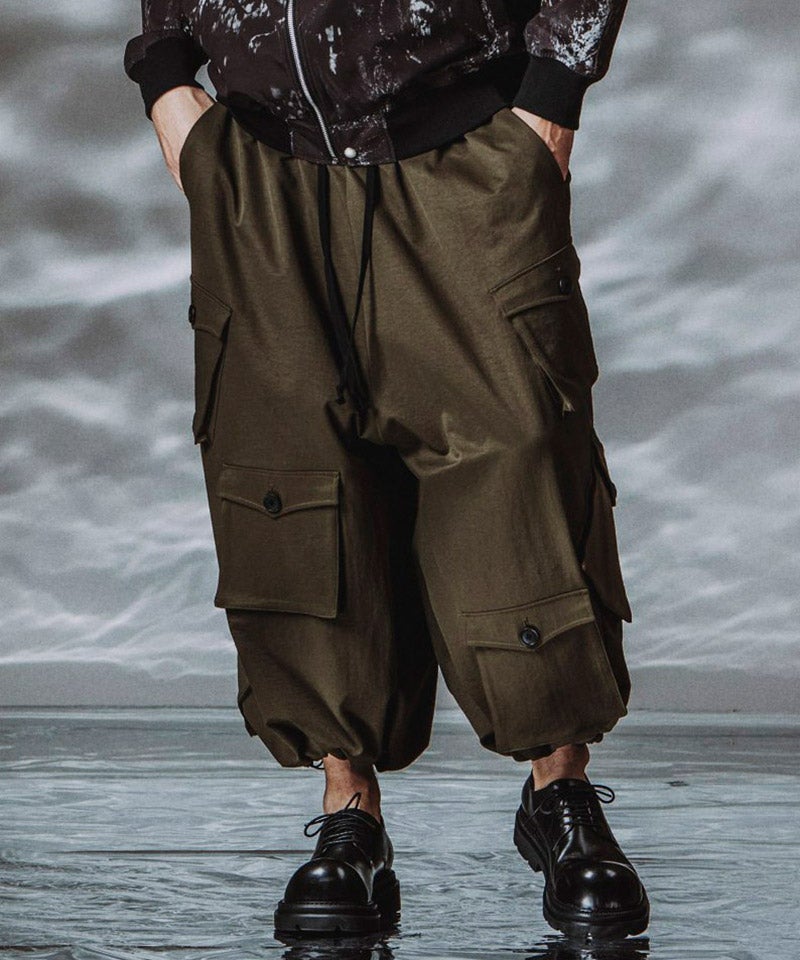 30%OFF【NO ID.(ノーアイディー)】ｱｼﾝﾒﾄﾘ-ﾜｲﾄﾞｶｰｺﾞPT パンツ(458006