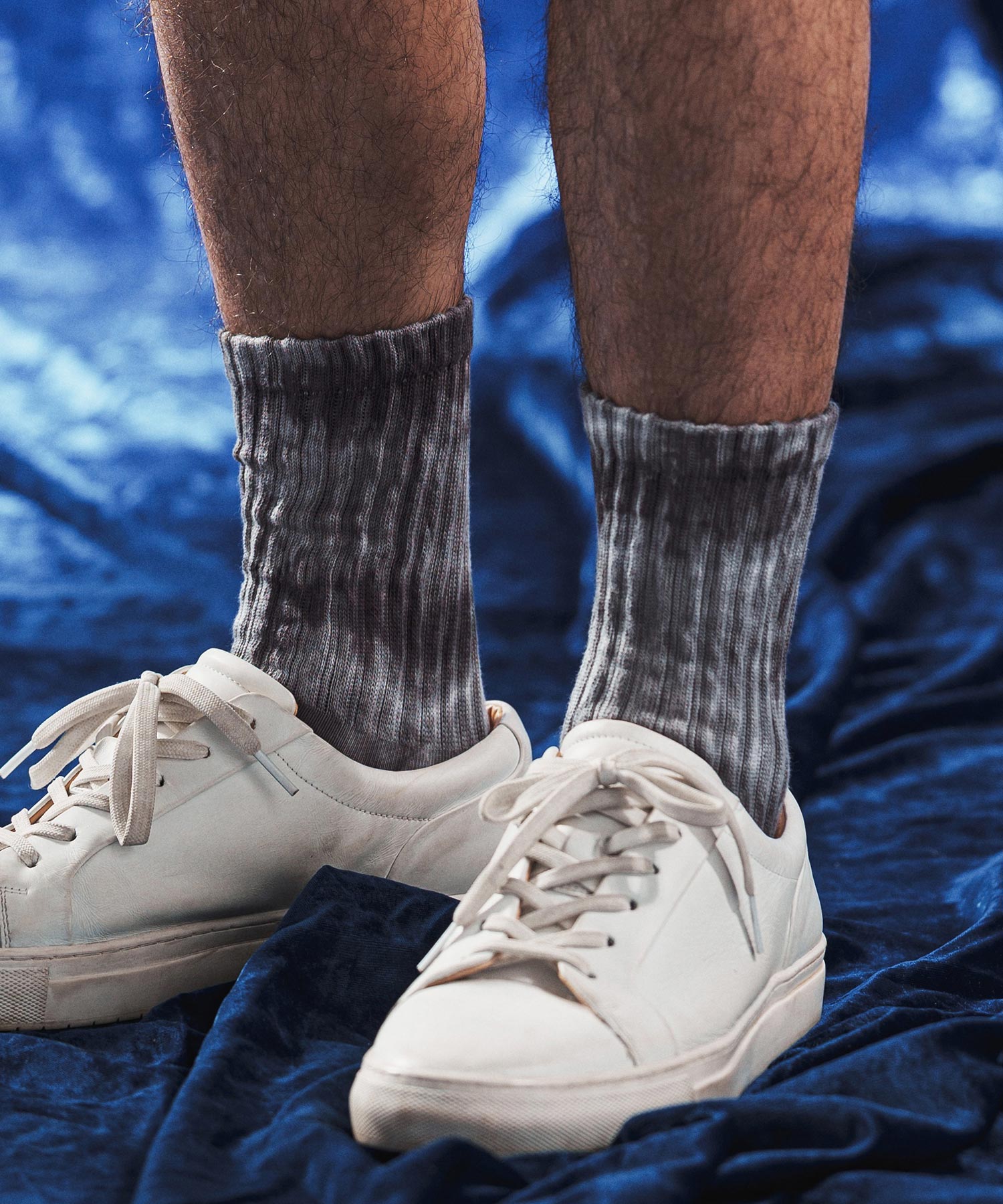 ANGENEHM(アンゲネーム)】Logo Tab Socks -Tie-dye ソックス(AG06