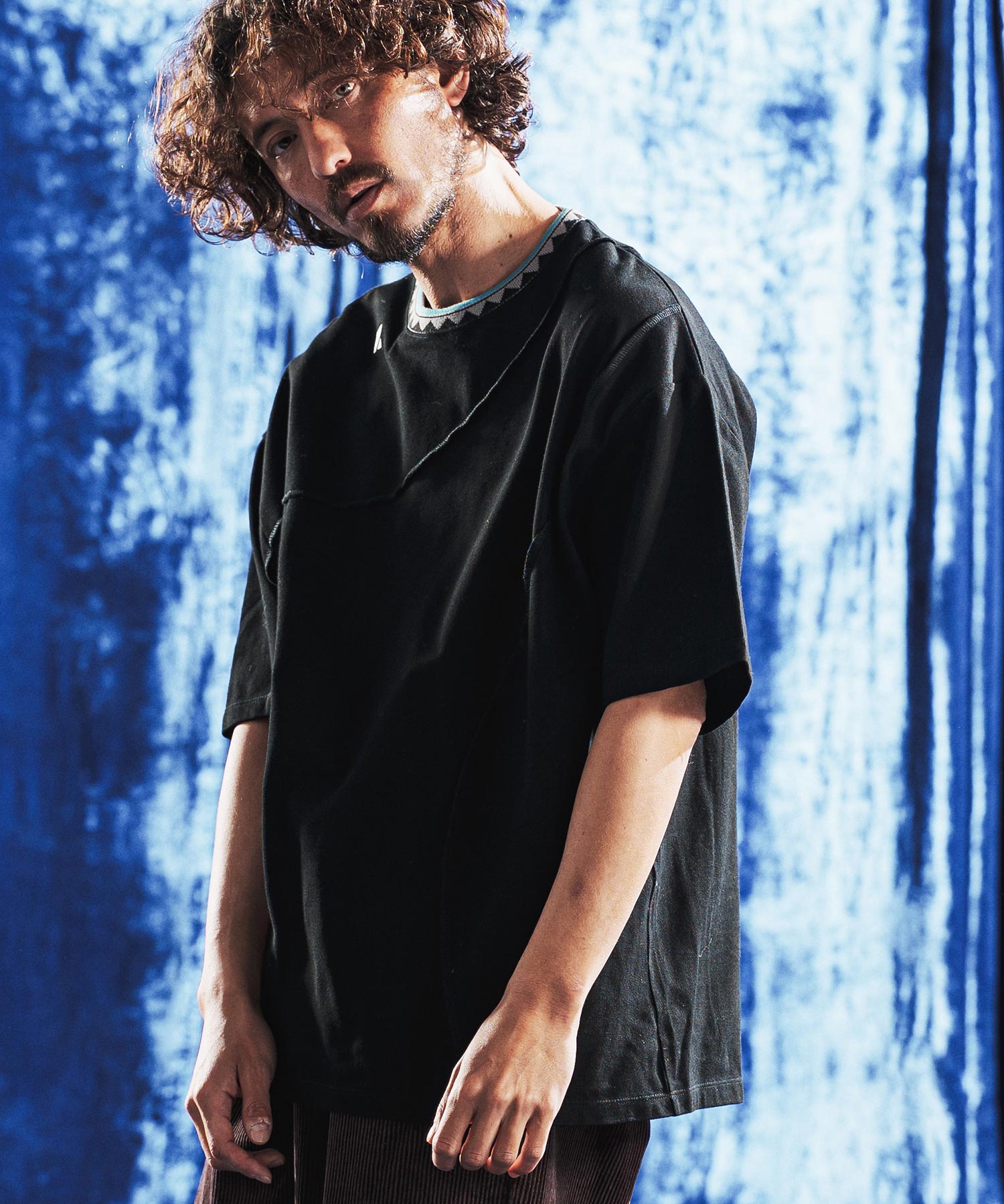 30%OFF【ANGENEHM(アンゲネーム)】Tucked Design & Pique Jacquard Rib
