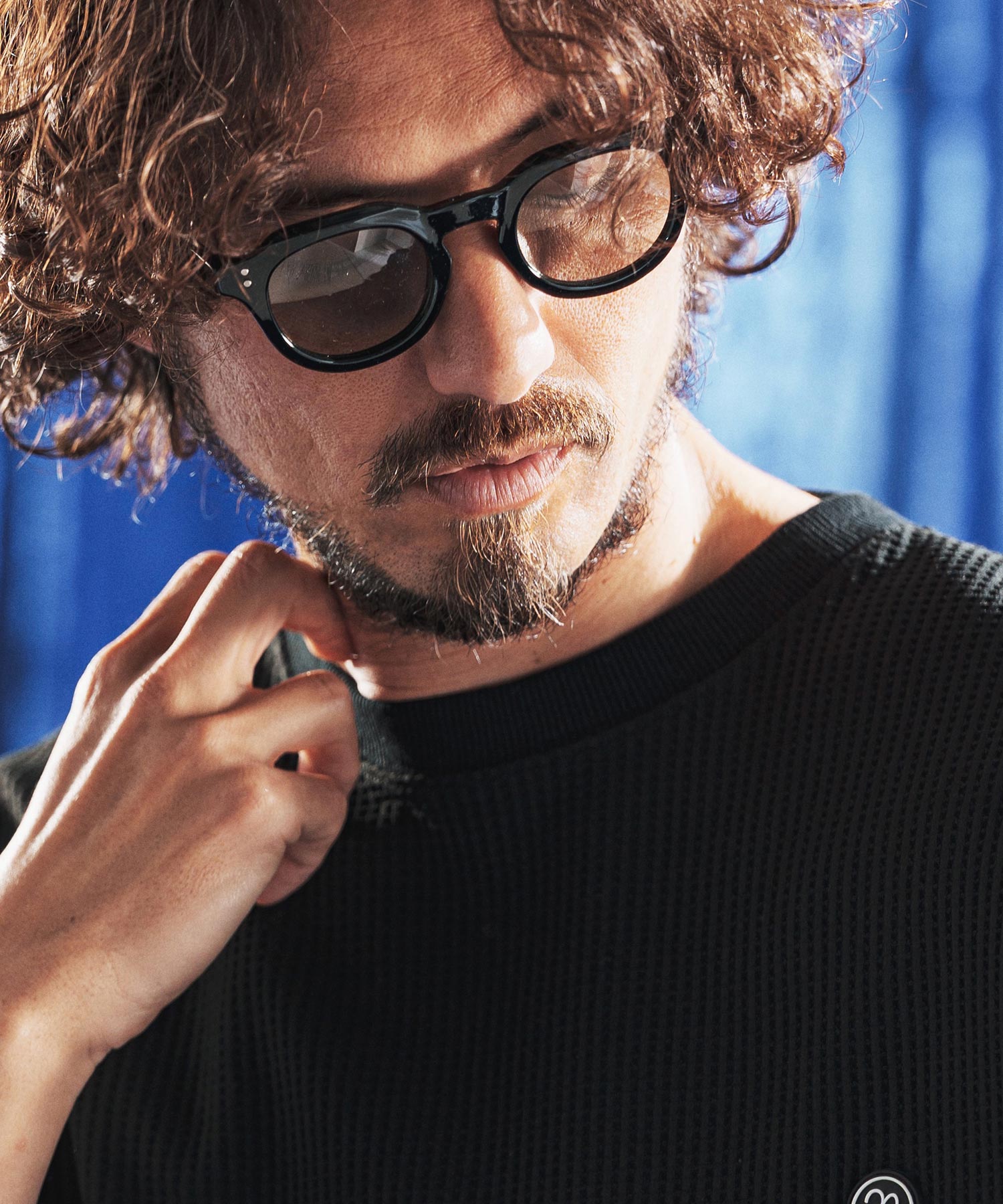 30%OFF【ANGENEHM(アンゲネーム)】Clear Tone Crown Panto Sunglasses