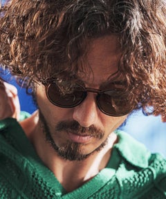 CLEAR.BROWN×LT.BROWN